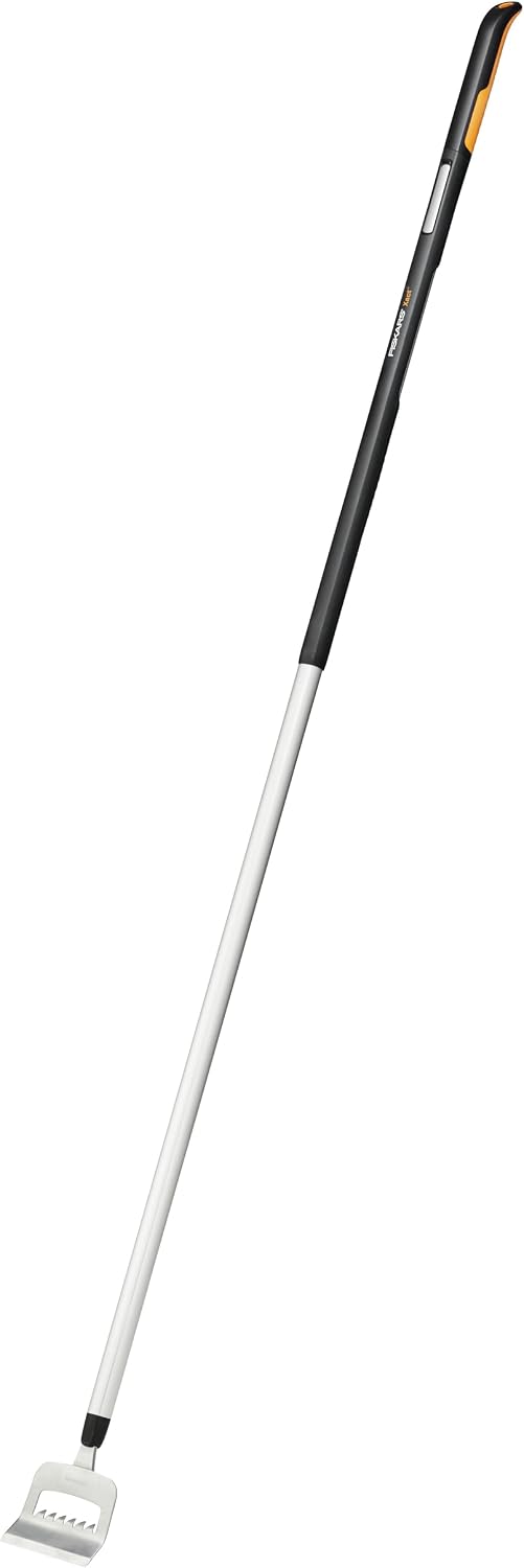 Xact Dutch Hoe 125 mm, Length: 170.2 cm, Width: 12.4 cm, Black/Orange, Stainless Steel/Plastic/Aluminium, 1027041