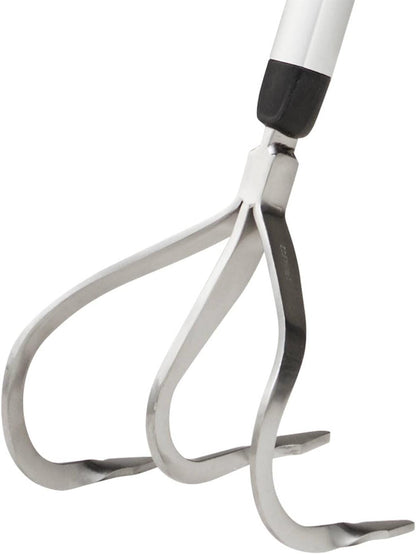 Xact Dutch Hoe 125 mm, Length: 170.2 cm, Width: 12.4 cm, Black/Orange, Stainless Steel/Plastic/Aluminium, 1027041