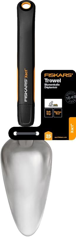 Xact Dutch Hoe 125 mm, Length: 170.2 cm, Width: 12.4 cm, Black/Orange, Stainless Steel/Plastic/Aluminium, 1027041