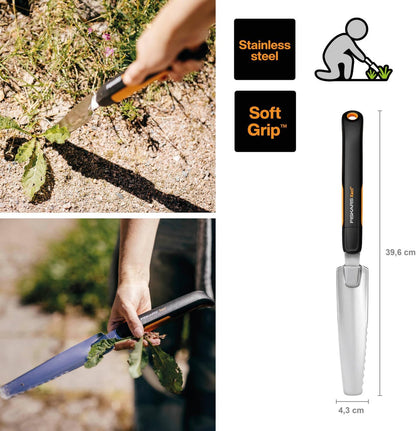 Xact Dutch Hoe 125 mm, Length: 170.2 cm, Width: 12.4 cm, Black/Orange, Stainless Steel/Plastic/Aluminium, 1027041