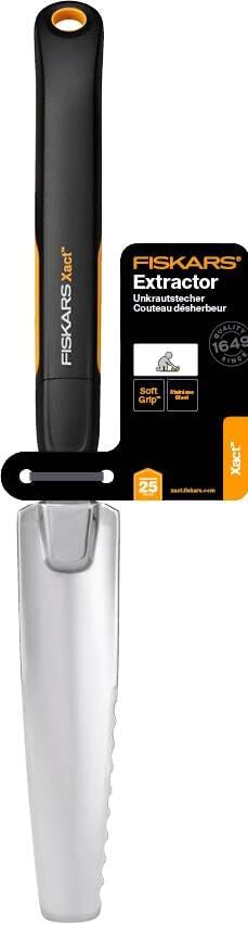 Xact Dutch Hoe 125 mm, Length: 170.2 cm, Width: 12.4 cm, Black/Orange, Stainless Steel/Plastic/Aluminium, 1027041