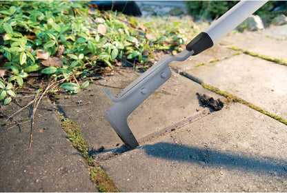 Xact Dutch Hoe 125 mm, Length: 170.2 cm, Width: 12.4 cm, Black/Orange, Stainless Steel/Plastic/Aluminium, 1027041