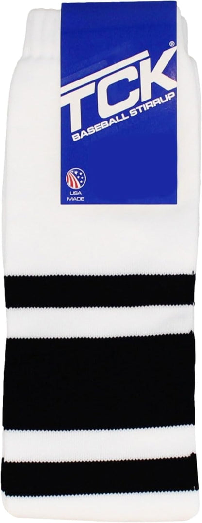 TCK Striped Baseball Stirrups Softball Stirrups 7 Inch