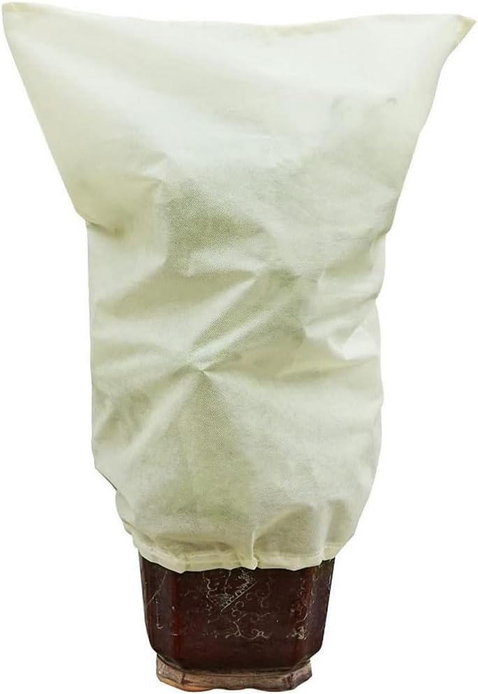 Plant Covers Winter Freeze Protection 1 Pack 78.74'' X 94.49'' Reusable Frost Blanket Tree Wrap Cloth with Drawstring and Zipper for Outdoor Cold Weather - Green