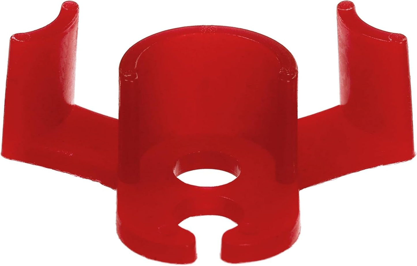 Goaste 100 Pack Plant Training Clips, 90 Degrees Plant Stem Bender, Low Stress Plant Branch Trainer Clips for Flowers, Vegetables, Plant Gardening (Circle Style,Red)