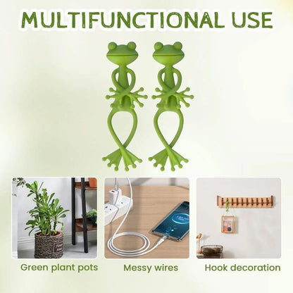 5PCS Frog Plant Stand Frog Plant Supports Holder Plant Climbing Fixture Clips 2026 New Multipurpose Frog Plant Vine Traction for Garden Flower Pot Decor Planter Gift