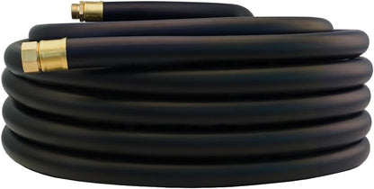Guitrees Leader Garden Hose 10ft x 5/8", Heavy Duty Short Water Hose, Female to Female Fittings, Five Layered Braiding for Durability, 1000PSI Burst, 300PSI Working (Black) - Colors A