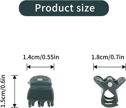 KINGLAKE GARDEN Plant Orchid Clips,100 Pcs Plant Clips Dark Green Plant Orchid Support Clips with Box,Garden Orchid Clips for Supporting Stems Vines Stalks Grow Upright