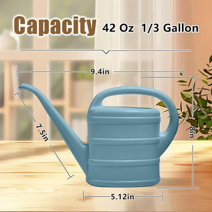 Watering Can - for Indoor Plant Garden - 1/3 Gallon - Green