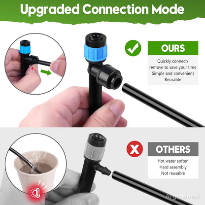 240FT Drip Irrigation System Kit, Automatic Garden Watering System