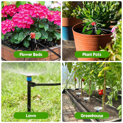 240FT Drip Irrigation System Kit, Automatic Garden Watering System