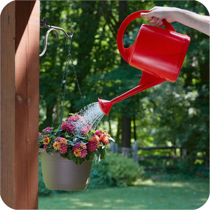 Durable Swiss Watering Can with UV Protection, Ergonomic Handle for Indoor/Outdoor Gardening, Made in Switzerland (4 Liter, Green)