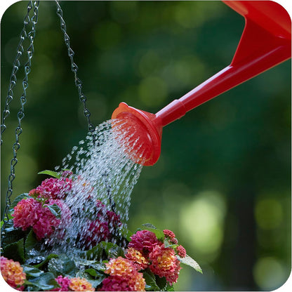 Durable Swiss Watering Can with UV Protection, Ergonomic Handle for Indoor/Outdoor Gardening, Made in Switzerland (4 Liter, Green)