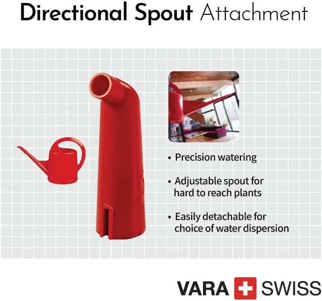 Durable Swiss Watering Can with UV Protection, Ergonomic Handle for Indoor/Outdoor Gardening, Made in Switzerland (4 Liter, Green)