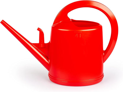 Durable Swiss Watering Can with UV Protection, Ergonomic Handle for Indoor/Outdoor Gardening, Made in Switzerland (4 Liter, Green)