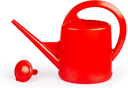 Durable Swiss Watering Can with UV Protection, Ergonomic Handle for Indoor/Outdoor Gardening, Made in Switzerland (4 Liter, Green)