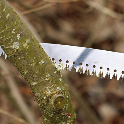 10FT Pole Saw for Tree Trimming 2-in-1 Hand Saw Steel Blade Tree Pruner