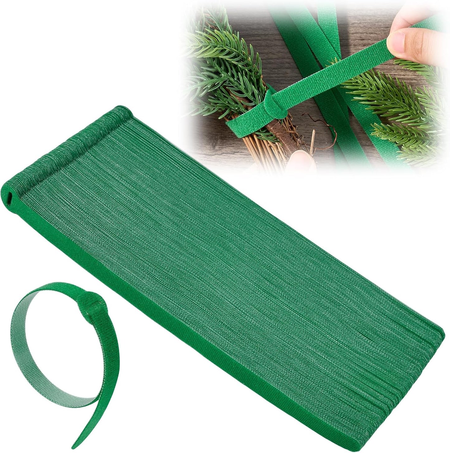 120 Pcs 11.8 Inch Christmas Garland Ties, Decorative Holiday Garland Ties