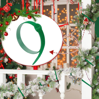 120 Pcs 11.8 Inch Christmas Garland Ties, Decorative Holiday Garland Ties