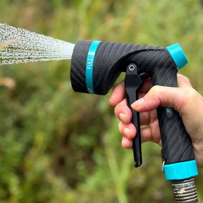 Heavy Duty Front Control Garden Hose Nozzle with Swivel Connect