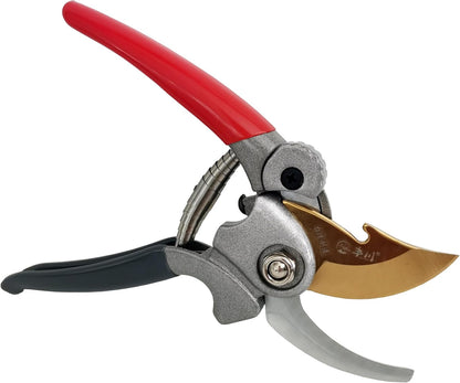Pruning Shears for Gardening, Garden Scissors and Clippers, Professional Branch Garden Secateurs (Red)