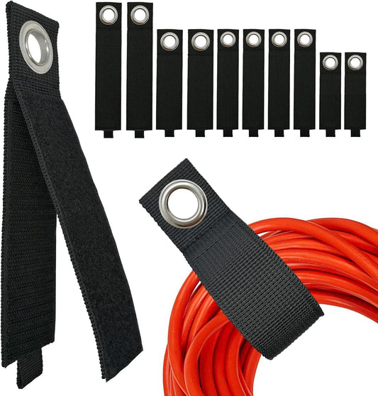 ZTSXLLIM Extension Cord Organizer, Heavy Duty Storage Straps 10 Pack