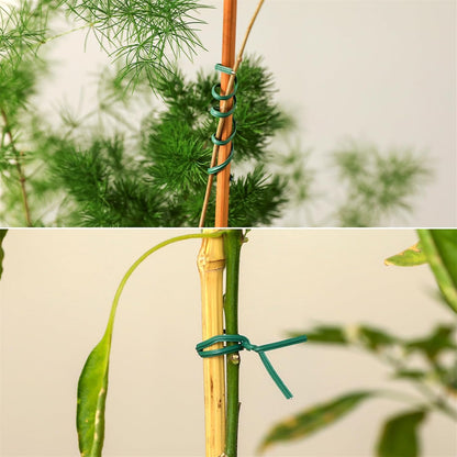 300 pcs 5 inch Blackish Green Plastic Twist Ties, Cable Ties, for Bags, Gardening Tools