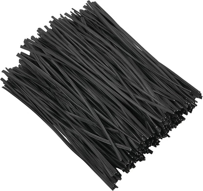 300 pcs 5 inch Blackish Green Plastic Twist Ties, Cable Ties, for Bags, Gardening Tools