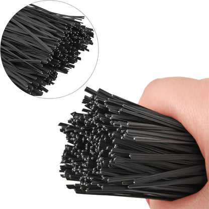 300 pcs 5 inch Blackish Green Plastic Twist Ties, Cable Ties, for Bags, Gardening Tools