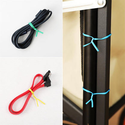 300 pcs 5 inch Blackish Green Plastic Twist Ties, Cable Ties, for Bags, Gardening Tools