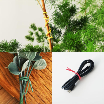 300 pcs 5 inch Blackish Green Plastic Twist Ties, Cable Ties, for Bags, Gardening Tools