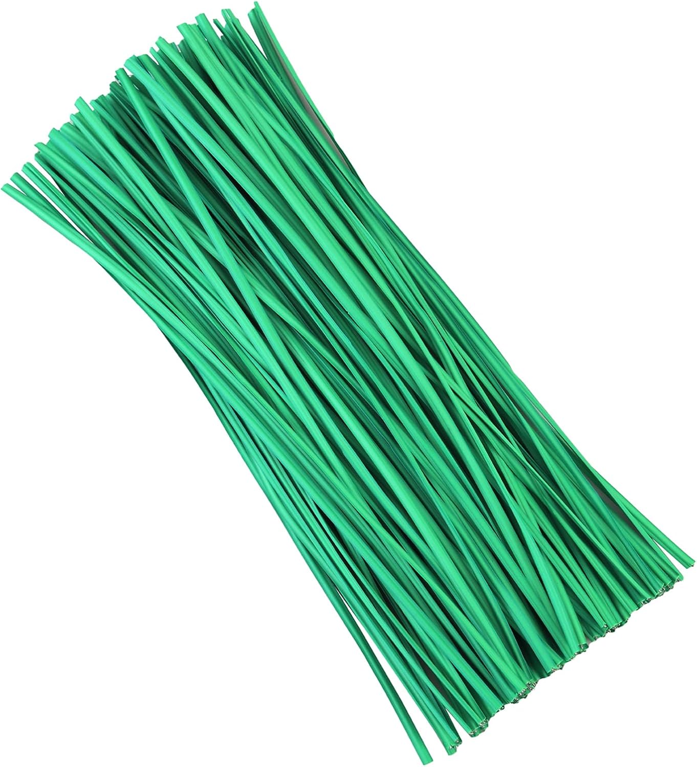 300 pcs 5 inch Blackish Green Plastic Twist Ties, Cable Ties, for Bags, Gardening Tools