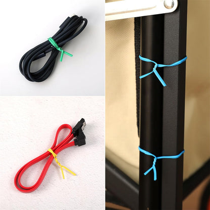 300 pcs 5 inch Blackish Green Plastic Twist Ties, Cable Ties, for Bags, Gardening Tools