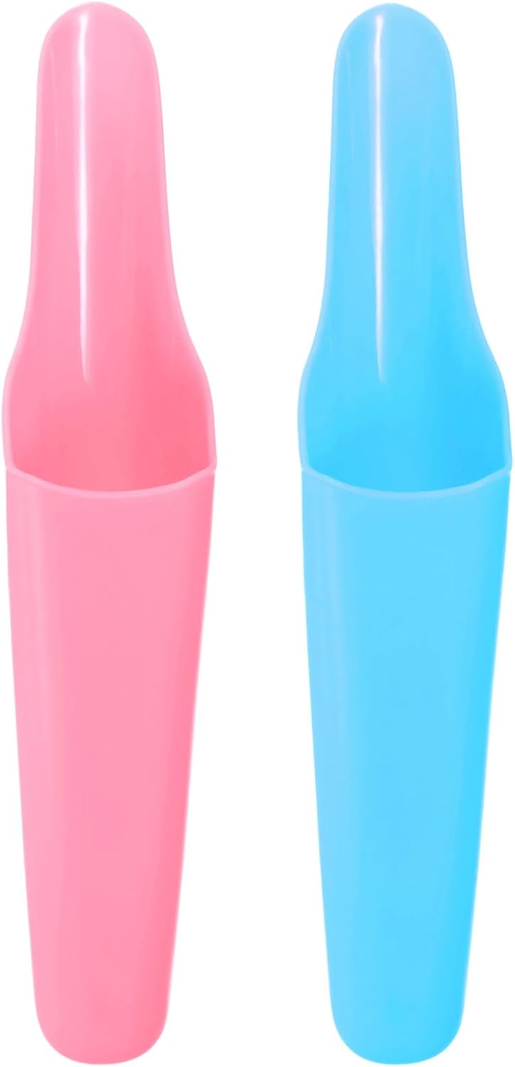 2-Pack Bonsai Soil Scoops, Plastic Garden Soil Scoops Bucket Shovel Potting Scoopers for Transplanting/Flower Planting/Plant Succulent, Colorful Small Gardening Tools [Black]