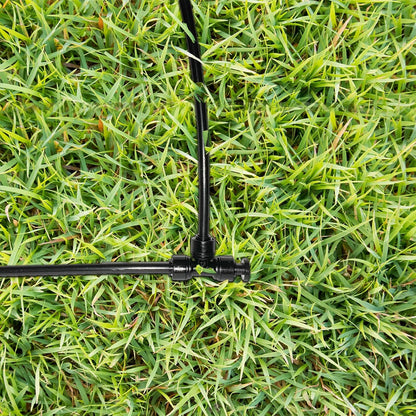 45 Pack Quick Connect 1/4" Drip Tubing Irrigation Fittings Kit Universal 1/4'' Drip Irrigation Tubing Connectors Leak Free Fitting Set Includes 10 Tee 10 Coupling 10 Elbow 10 End Cap 5 Shut Off Valve