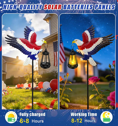 Solar Lights Outdoor 32.28in Garden Butterfly Stakes with Solar Lights