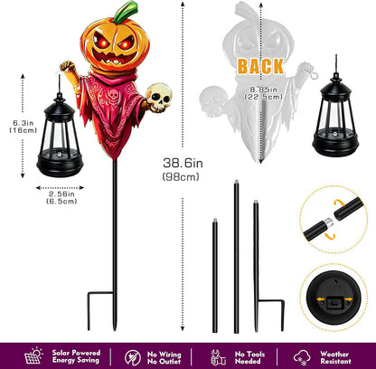 Solar Lights Outdoor 32.28in Garden Butterfly Stakes with Solar Lights
