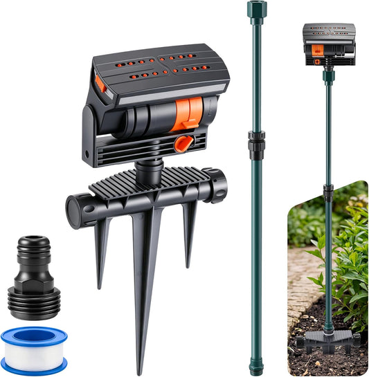 Oscillating Sprinkler with Aluminum Riser(Spike)