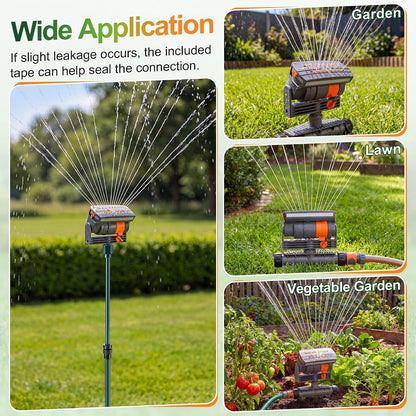 Oscillating Sprinkler with Aluminum Riser(Spike)
