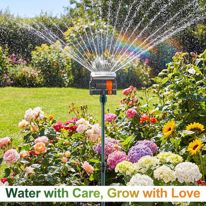 Oscillating Sprinkler with Aluminum Riser(Spike)