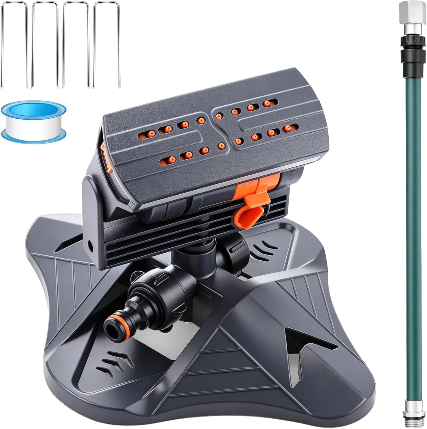 Oscillating Sprinkler with Aluminum Riser(Spike)
