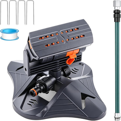 Oscillating Sprinkler with Aluminum Riser(Spike)