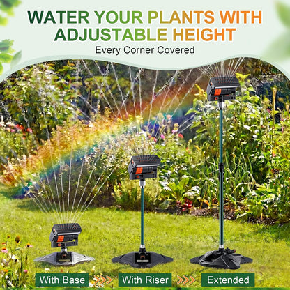 Oscillating Sprinkler with Aluminum Riser(Spike)