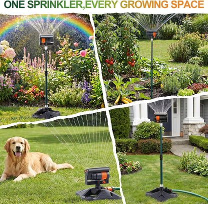 Oscillating Sprinkler with Aluminum Riser(Spike)