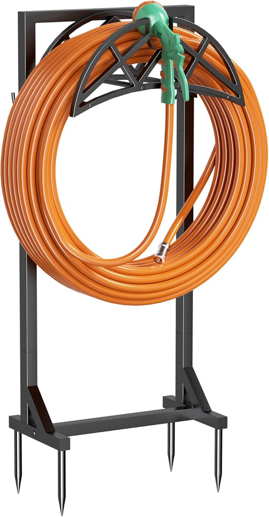 Garden Hose Reel, Heavy Duty Water Hose Holder for Outside