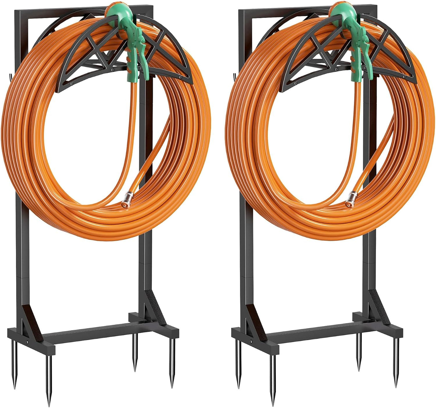 Garden Hose Reel, Heavy Duty Water Hose Holder for Outside