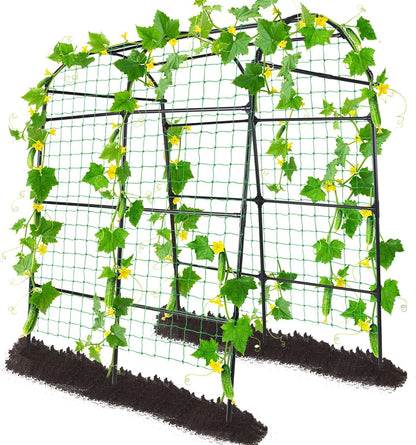 7 ft Garden Arch Tunnel Trellis for Climbing Plants Outdoor