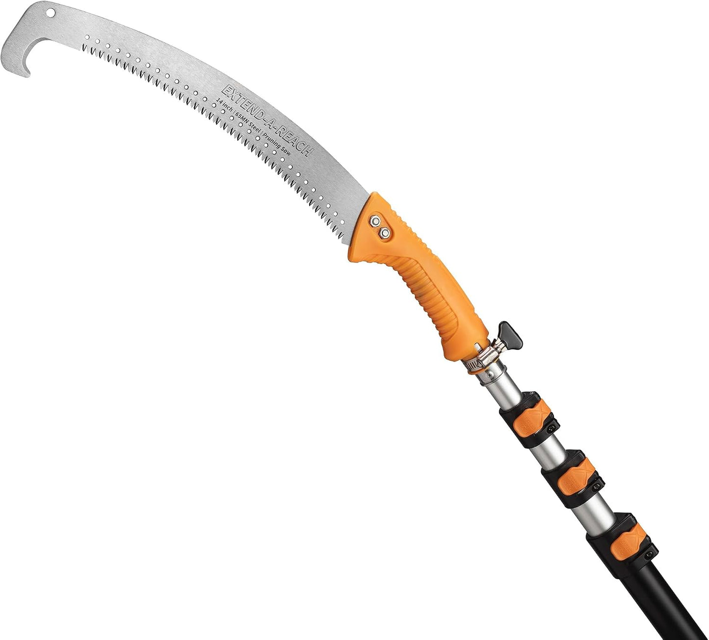 5-30 ft Telescopic Manual Pole Saw for Tree Trimming & Pruning