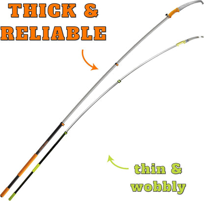 5-30 ft Telescopic Manual Pole Saw for Tree Trimming & Pruning
