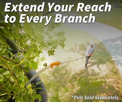 5-30 ft Telescopic Manual Pole Saw for Tree Trimming & Pruning